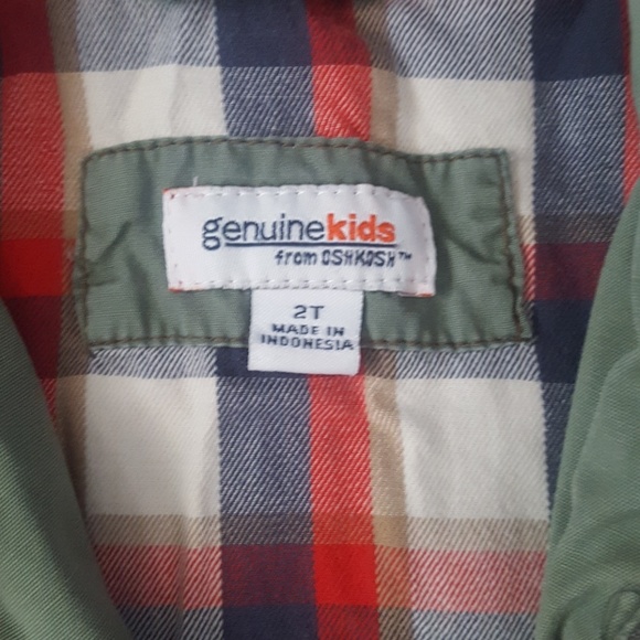 Genuine Kids Oshkosh Lined Field Coat So Tough! - Picture 2 of 5